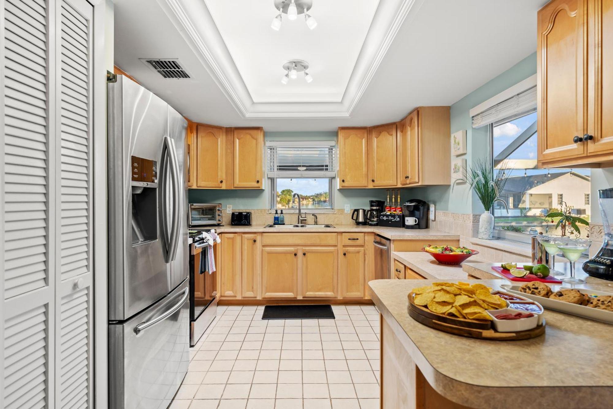Serenity Waterfront Villa With King Suite, Private Pool, Great Lanai Enclosure And Long Water Views Cape Coral Dış mekan fotoğraf